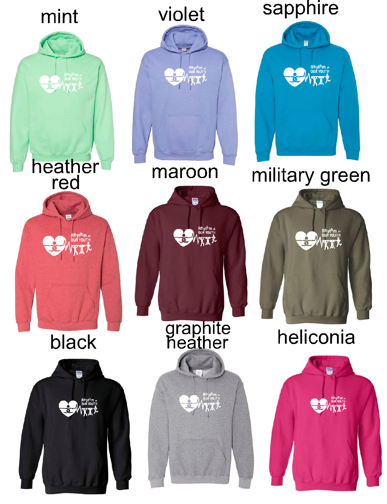 Morris Hospital Rhythm of our Youth unisex hoodie – LogoWorks Design