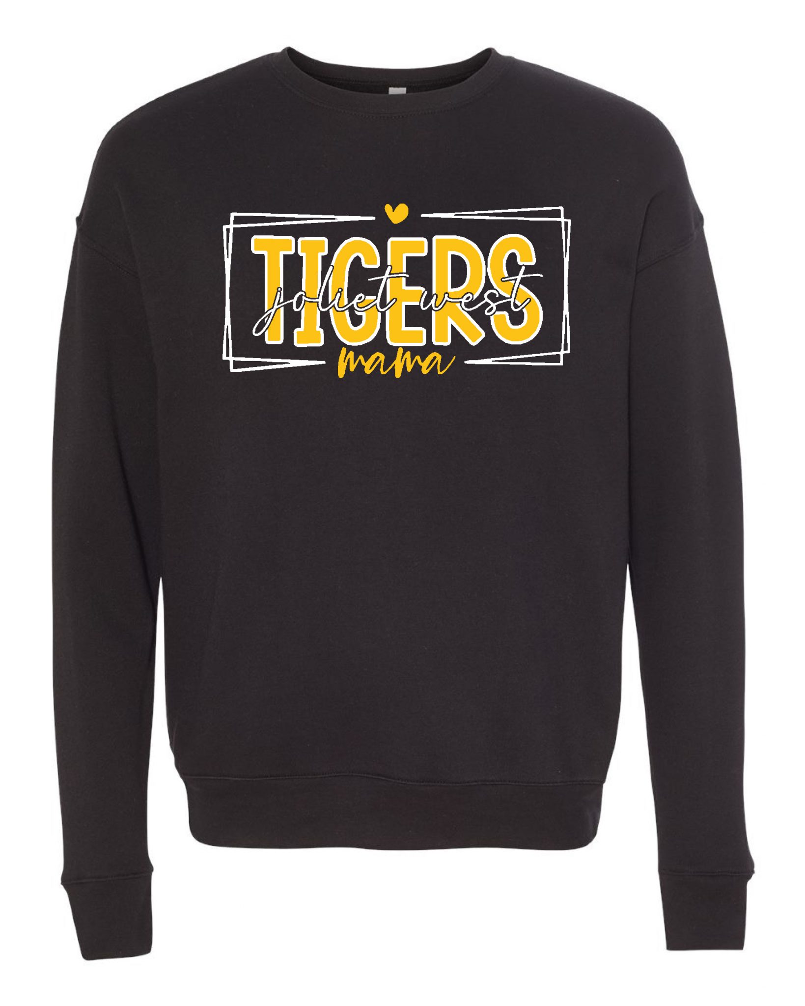Joliet West Tigers Drop Shoulder Crewneck – LogoWorks Design