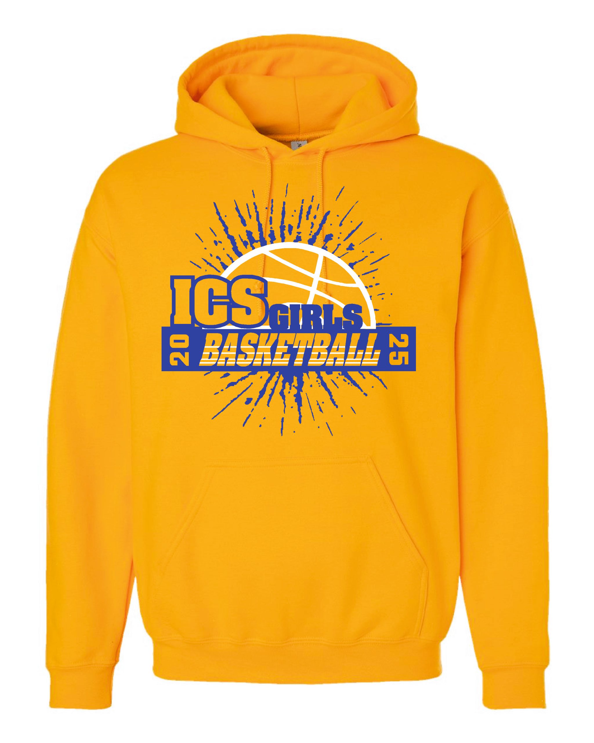 ICS Girls Basketball Basic Hoodie