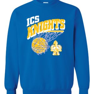 ICS Boys Basketball Basic Crewneck Sweatshirt