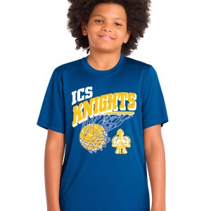 ICS Boys Basketball Moisture Managment Short Sleeve