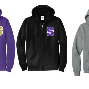 Serena Baseball Full Zip Hoodie