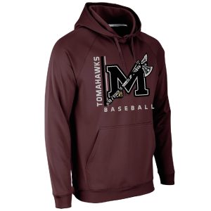 Blaine Tomahawks Line Up Hoodie- Ladies and Unisex Fit