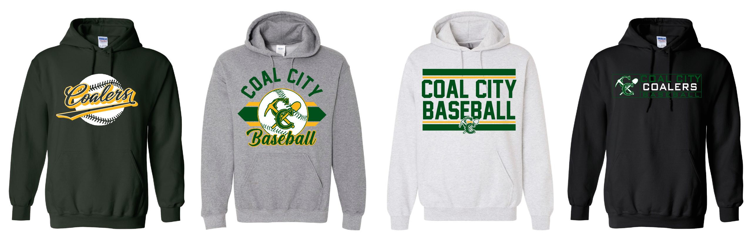 Coal City Baseball Basic Hoodie