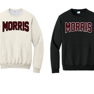 Morris Softball Boosters Pocket Crew with Glitter logo