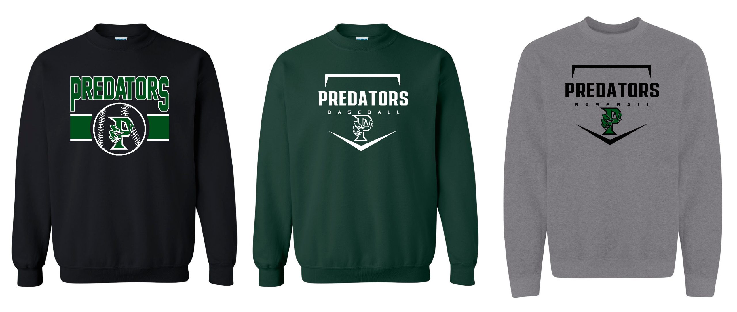 Predators Baseball Basic Crewneck Sweatshirt