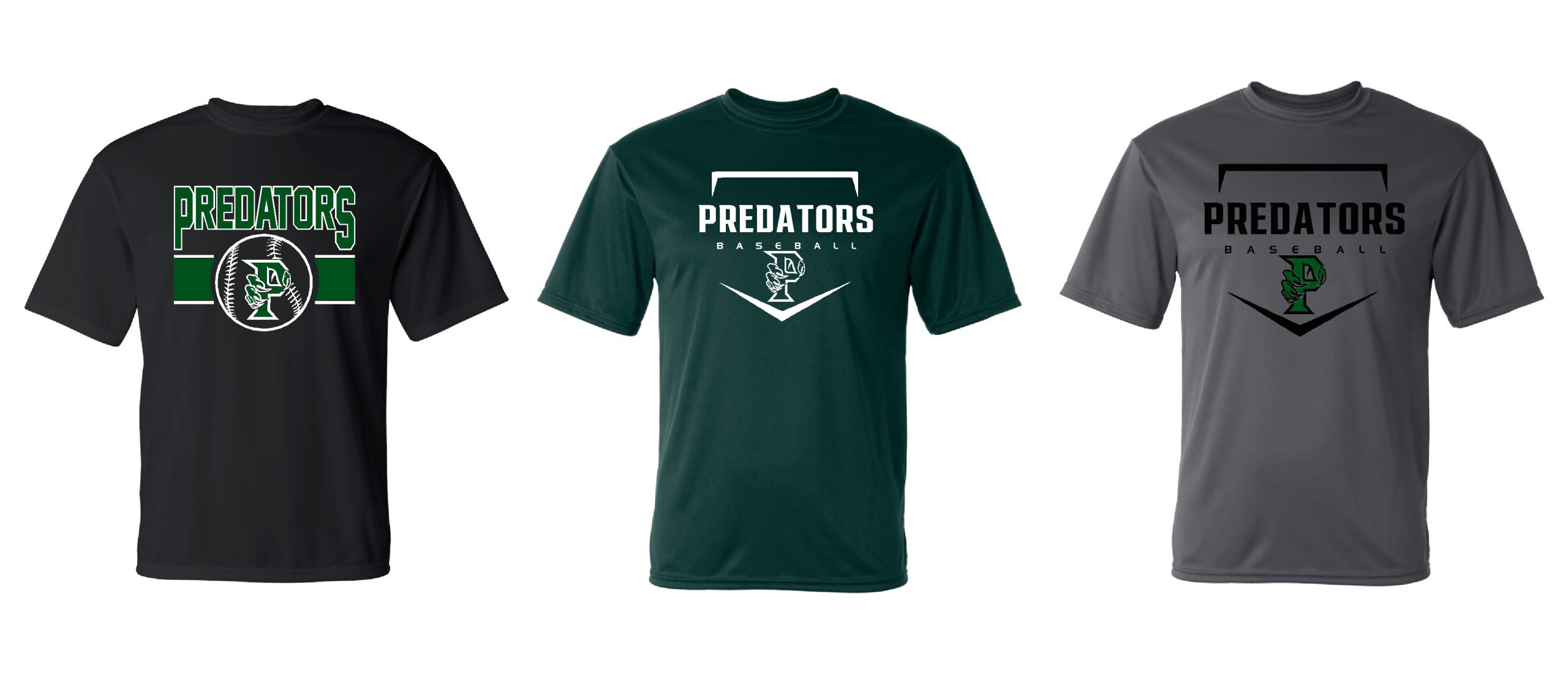 Predators Baseball Moisture Management Tee