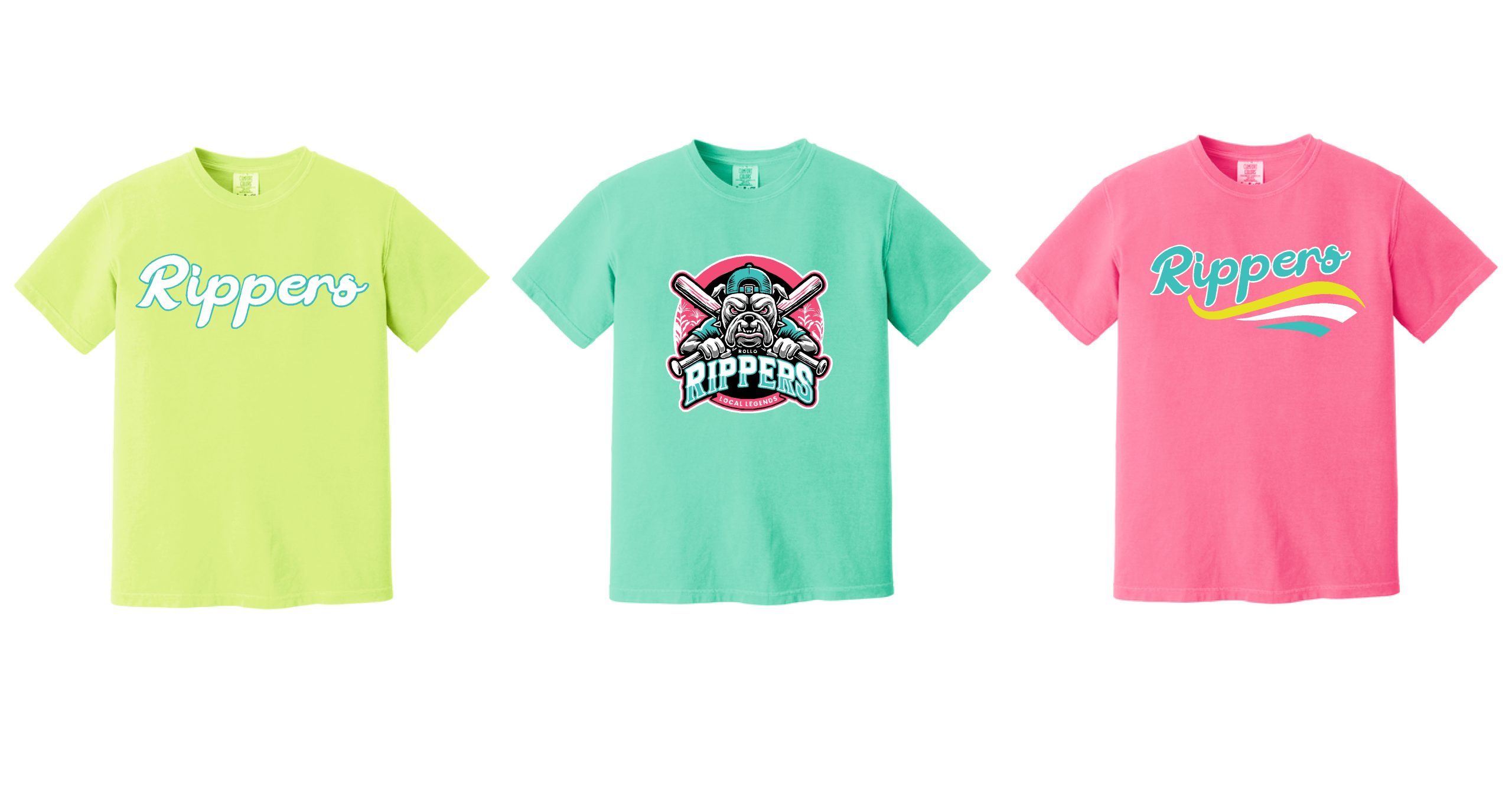Rollo Rippers Adult Comfort Colors T-shirt