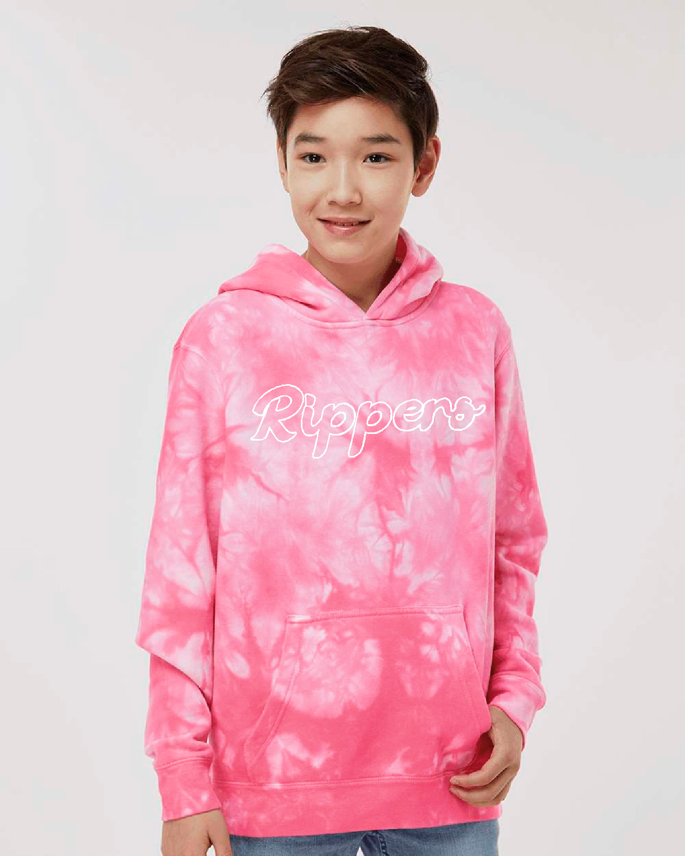 Rollo Rippers Tie Dyed Youth Hoodie