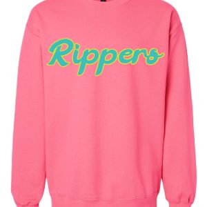 Rollo Rippers Adult Pink Crewneck