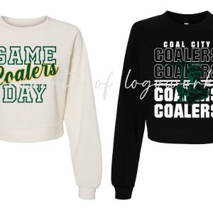 Coal City Cropped Ladies Crewneck