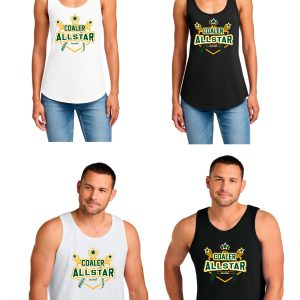 Coal City Youth Baseball All Stars t-shirt tank top
