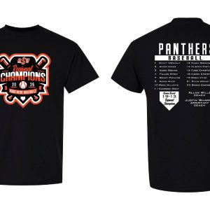 GSW Panthers Baseball Regional Champions Tee