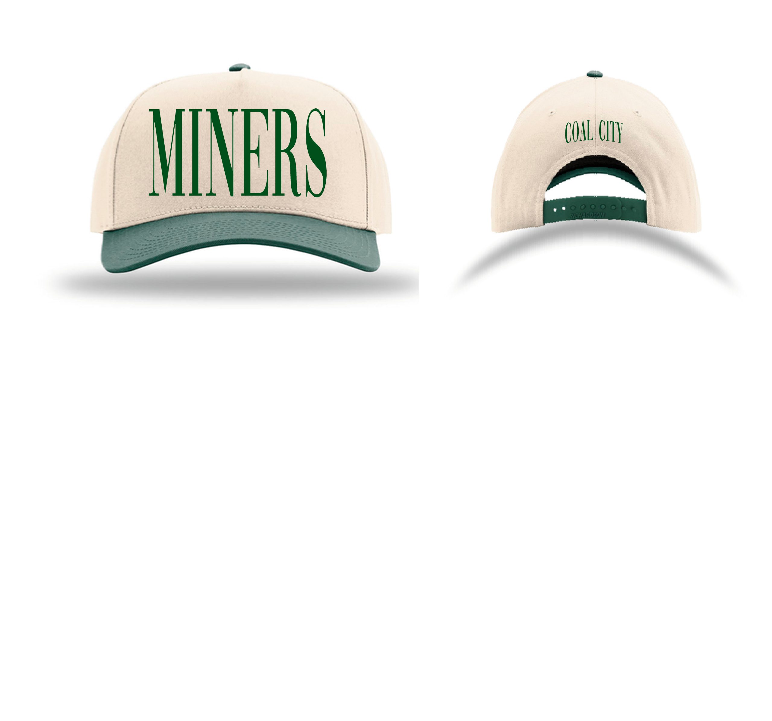Miners Puff Embroidery 5-Panel Champ Cap