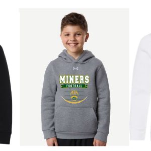 Miners Under Armour Team Icon Fleece Hooded Sweatshirt
