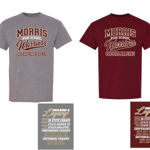 Morris Warriors Cheer Short Sleeve Tee