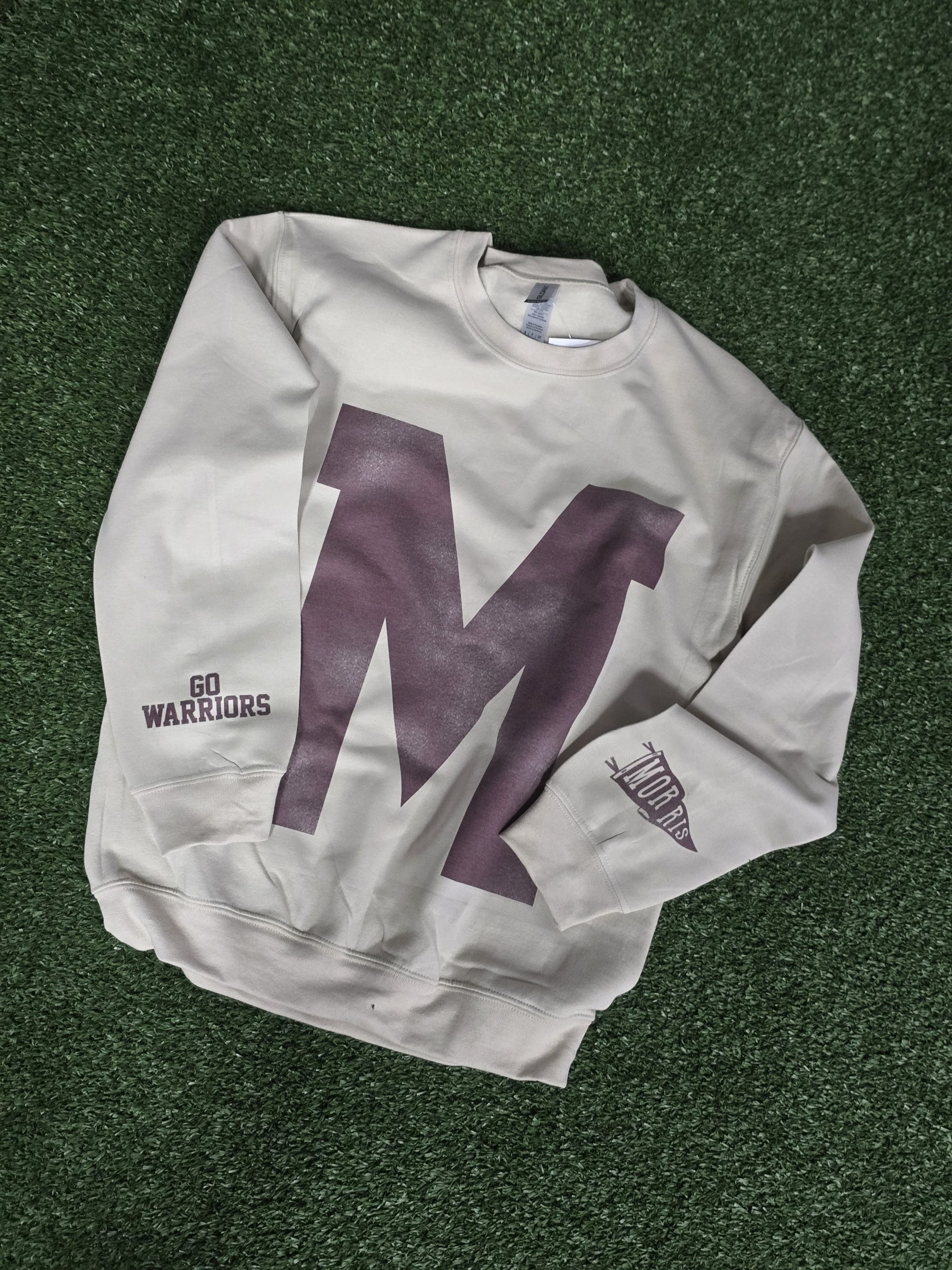 Morris Warriors Big M Crewneck
