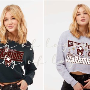 Morris Ladies Cropped Crewneck